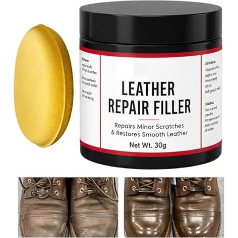 Kit de réparation et rebouchage du cuir Pâte souple à effacer les rayures (1/4)