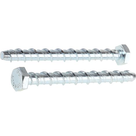 Tire-fond RS PRO, en Acier, 10mm x 100mm ( Prix pour Sachet de 10 )