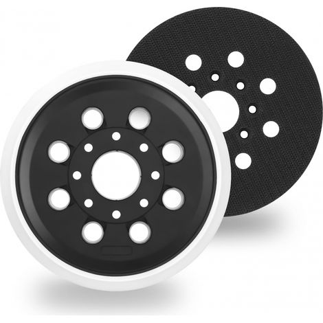 Disque Ponceuse de Rechange pour Bosch GEX 125-1 AE Tampon de Support en Sable dur Compatible avec 2pcs 125mm 5 pouces 8 trous 125 1 220 (1/5)