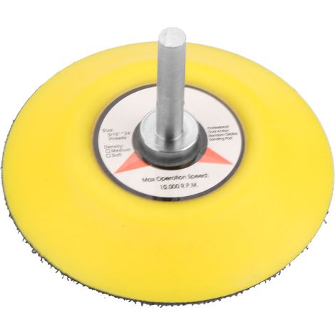Ortviai Disque de ponçage pneumatique 5 cm avec tige cylindrique 6 mm en PU pour meuleuse pneumatique (1/5)