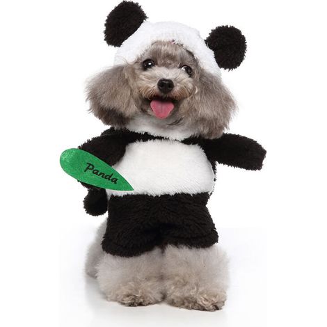 Chien Stand Up Vêtements pour chiens drôles Stand Up Dress Up（Panda S） (1/5)
