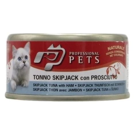 PROFESSIONAL PETS Cats Tonno e Prosciutto 70gr