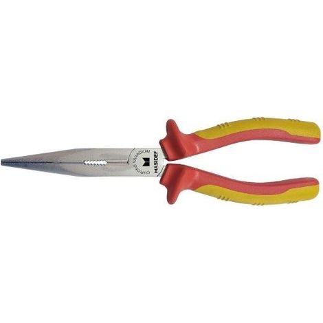 Pinza isolata VDE 1000V becchi semitondi dritti (1/2)