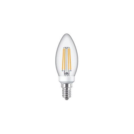 Ampoule LED E14 Flamme - Filament - Blanc chaud - 2700K - 40W