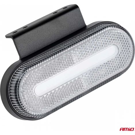 Feu de gabarit LED OM-01-W ovale blanc AMIO-02375 (1/5)