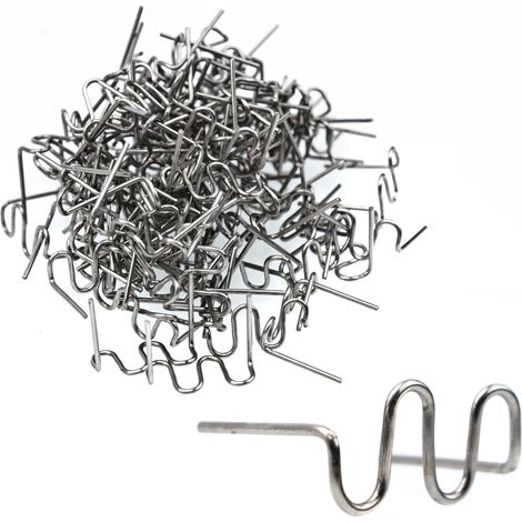 Rosfix Graffette in plastica, onda larga, 0,8 mm, 100 pz.