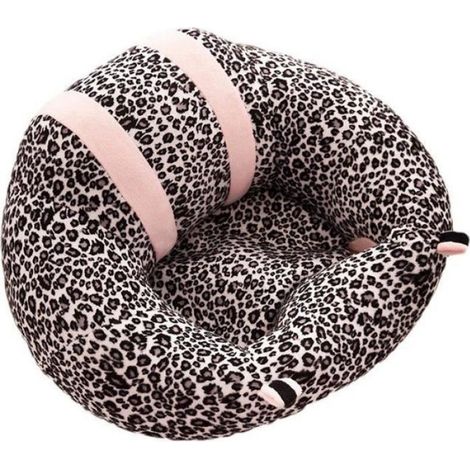 Chaise Bébé Tout Doux Assis Confort Peluche Jouet Support - nova - Léopard - Marron - Bébé