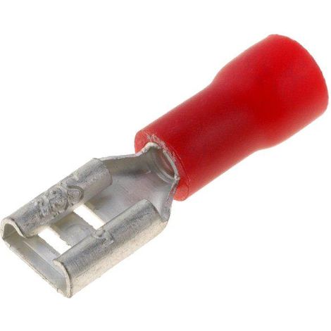 Connecteur plat 4.8mm 0.5mm femelle 0.5-1mm2 serrage sur fil x20