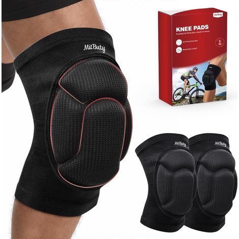 Genouillères de Protection pour Sport et Travail – Idéales pour Volleyball, Danse, Handball, Jardinage et Travaux – 1 Paire Épaisse en Mousse Genouillère pour Hommes, Femmes et Enfants (1/5)