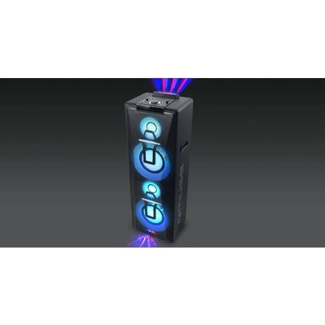 Micro-chaîne HiFi 1000W avec bluetooth – Lumière d'ambiance multicolore – Double Bluetooth – M1990DJ – Muse