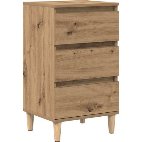 Maison Exclusive - Nachttisch Artisan-Eiche 40 x 35 x 70 cm Holzw