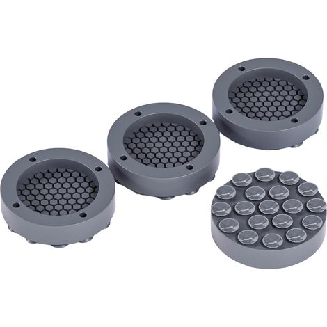 Piédestaux anti-vibrations pour lave-linge, sèche-linge et tapis de course, ventouses puissantes (1/5)