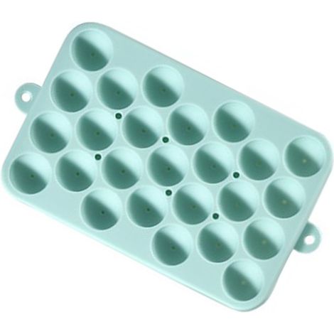 Moule à glaçons sphériques à 25 compartiments en silicone souple, démoulage facile et nettoyage aisé. Idéal pour la maison, la cuisine et les fêtes. (1/5)