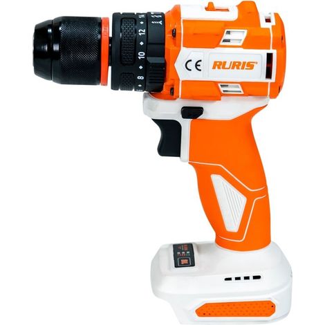 Perceuse Visseuse a Percussion Sans Fil RURIS RMX1360 60 Nm - Brushless, 2 Vitesses, Mandrin 0-13 mm - Sans batterie et chargeur (1/3)
