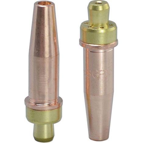 Buses de découpe propane/gaz naturel 3-GPN taille 1 & 3-GPN-1 pour chalumeau oxycombustible style Victor - En cuivre - Lot de 2 (1/5)