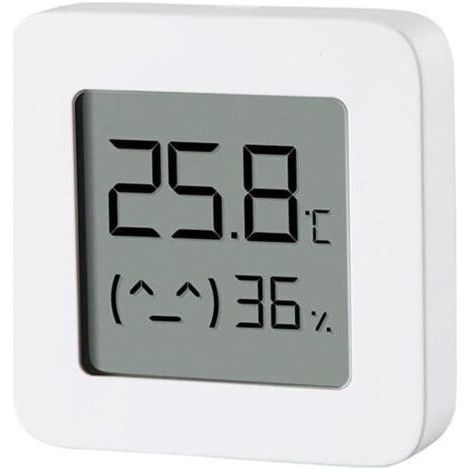 Moniteur de température et d'humidité blanc, 4,34,31,25 cm, un thermomètre blanc intelligent avec Bluetooth haute précision. (1/5)
