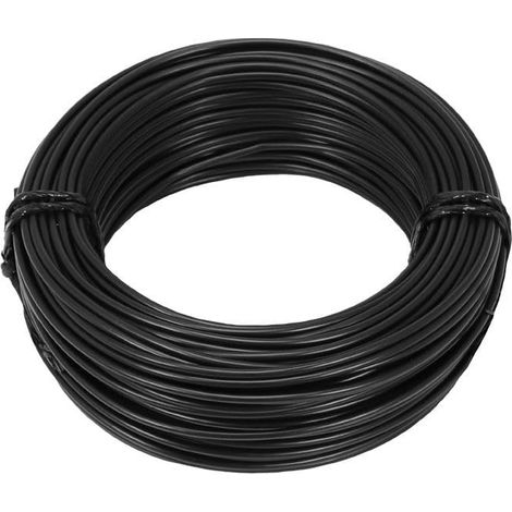 cyclingcolors cavo elettrico filo rame auto moto, 0,5mm² nero 5 metro
