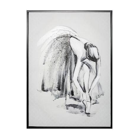 Toile imprimée cadre danse 50 x 70 cm atmosphera