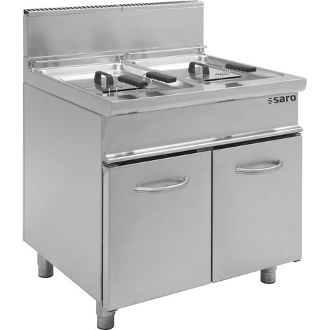 Friteuse gaz - 2x17L - 33kW - 800x700x850mm - E7/FLG2V17 - Saro