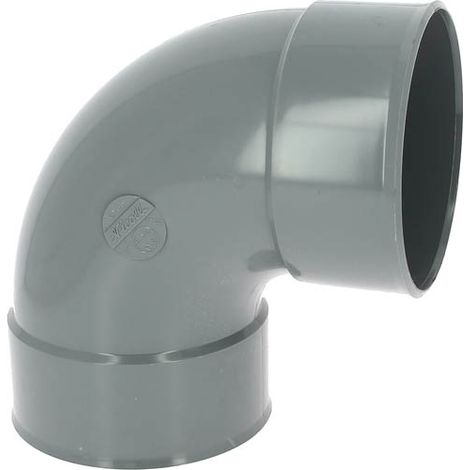 NICOLL Coude 87°30 PVC évacuation Femelle Femelle Ø140