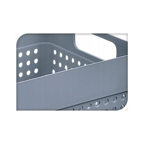Ensemble de 3 paniers de rangement en plastique de 350 ml (1/2)