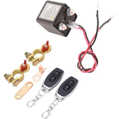 Interrupteur de déconnexion de batterie à distance 250A – Protection batterie – Télécommande sans fil – Installation facile pour voiture, RV, bateau - DC12V (1/5)