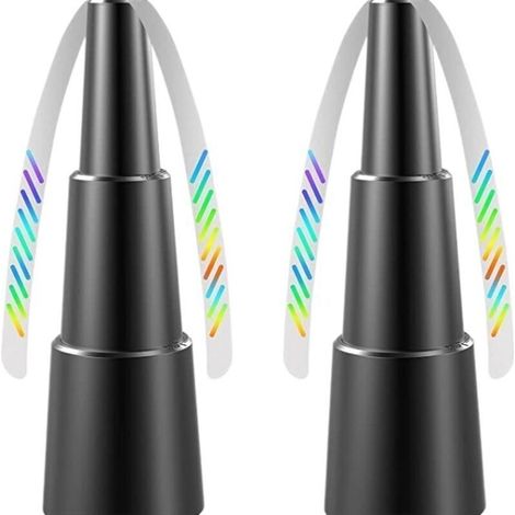 Fliegenabwehr-Ventilator, 2er-Pack Fliegenabwehr-Ventilator, Fliegenventilator zum Abschrecken von Fliegen, Mückenabwehr-Ventilator für das Abendessen zu Hause, auf der Terrasse und im Restaurant (1/4)