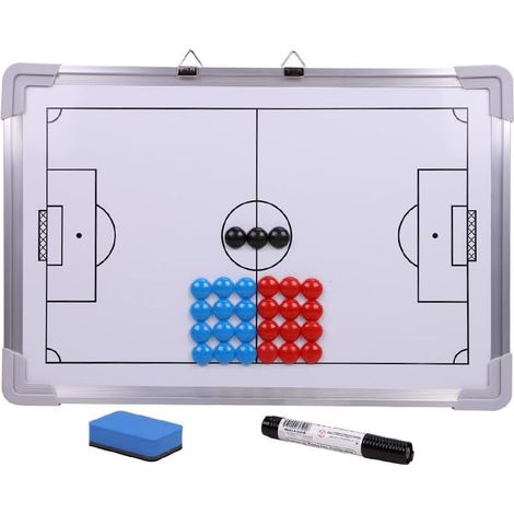 Tableau effaçable à sec avec marqueurs pour tableau blanc pour entraîneur de football, entraîneur, basket-ball, tableau blanc pour entraîneur de football (1/5)
