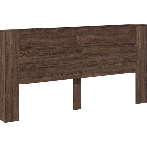 Maison Exclusive - Cabecero Marrón Roble Madera de ingeniería