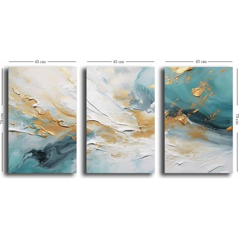 Decorazione artistica da parete con stampa su tela Painting Multicolore (1/4)