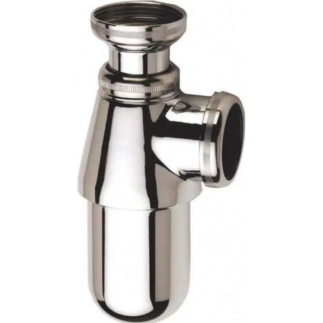 Verstellbarer Siphon mit abnehmbarem Sockel, glänzend verchromt - 0501010