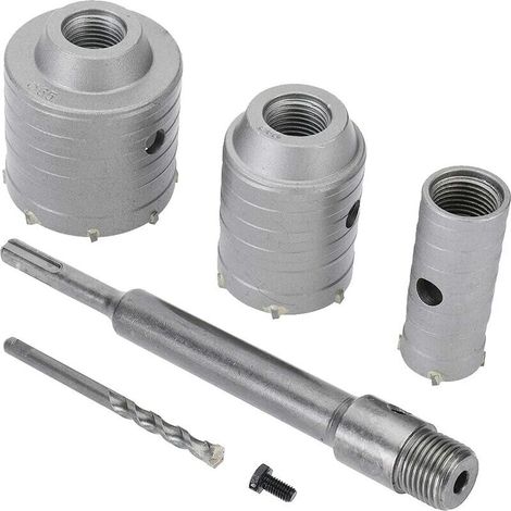 Forets de scie cloche SDS Plus pour béton, ciment, pierre, mur - 65 mm, 50 mm, 30 mm (1/5)