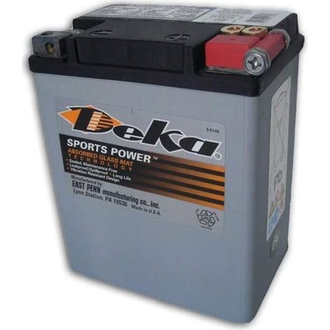 BATTERIA DEKA ETX15L AGM/ERMETICA 12V 14AH 220AEN