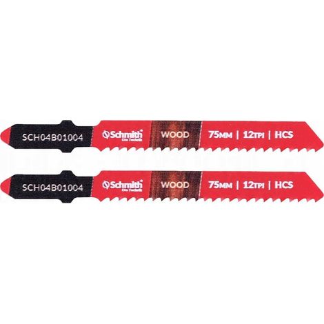 Lama per sega a T (T) PER seghetto alternativo PER legno 75 mm 12 TPI T119B HCS schmith (1/5)