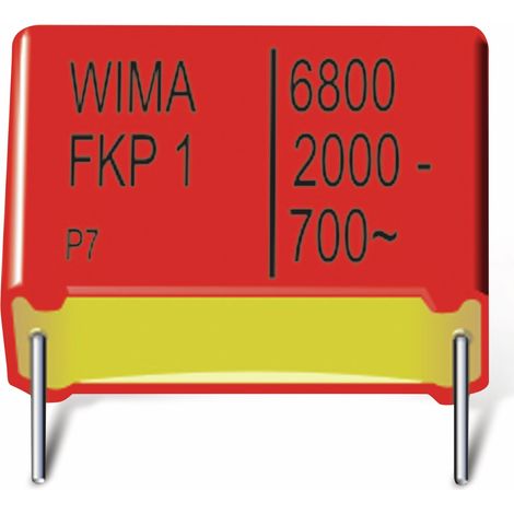 Condensateur à film WIMA, 0,1 µF, 1250 V, radial, pas de 37,5 mm, FKP1R031007D00KSSD