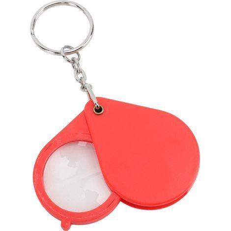 Mini-Taschenlupe 10x – Faltbare Juwelierlupe mit Schlüsselanhänger, perfekt zum Lesen, für die Schmuckherstellung und Bastelarbeiten (1/5)