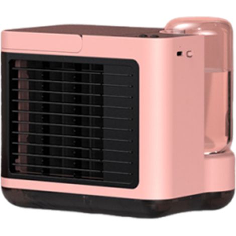Mini aire acondicionado 4 en 1, enfriador de aire personal, humidificador, purificador, ventilador USB (1/5)
