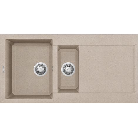 Lavello Elleci da incasso Easy 475 Granitek 51 Avena LGY47551