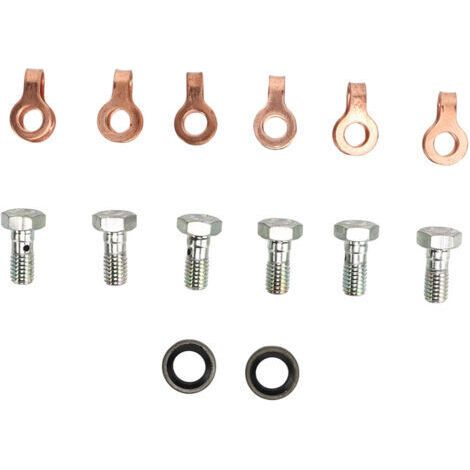 [JAMAIS UTILISÉ]Kit de boulons Banjo de ligne de retour de carburant 3905307 de remplacement pour Dodge Ram pour Cummins 12V 4bt 6bt 6ct (1/4)