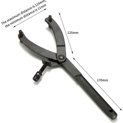 Clé à Molette Professionnelle + Extracteur Magnéto – Kit Réparation Poulie Courroie Moto (Support Verrouillage Inclus) – Outil Mécanique Durable (1/5)