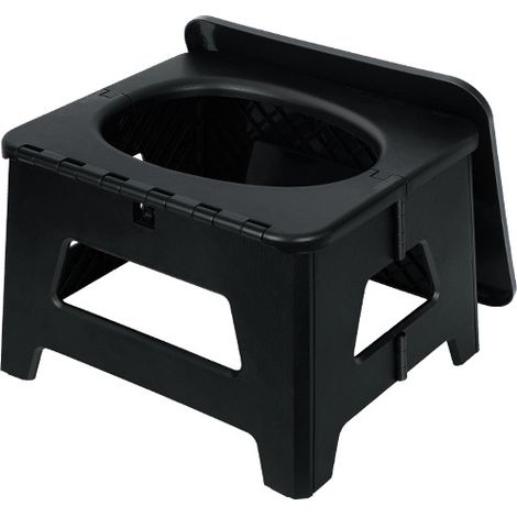 Toilettes Pliantes de Camping, Toilettes d'extérieur, Commode, boîte de Rangement Polyvalente, Pot Pliable d'urgence pour pêche, Bateau (1/5)