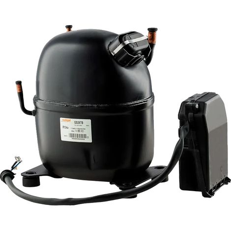 Compresseur de réfrigérateur, 3/4 HP, moteur hermétique, réfrigérant R134A, compatibilité polyvalente, design compact
