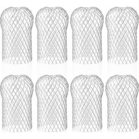 Lot de 8 crapaudines de gouttire en aluminiumfiltres flexibles et durables pour maisontuyau de descente PZCC ODIPIE (1/4)