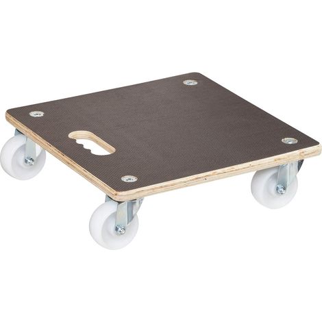 WAGNER Carrello da trasporto MM 1339 I 38 x 38 cm - per scatole pesanti, elettrodomestici e mobili I portata 250 kg I superficie antiscivolo I certificato FSC® - 20133901 (1/4)