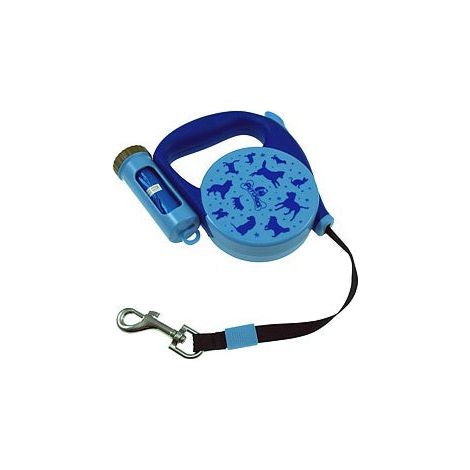Guinzaglio automatico per cani fino a 35 kg 7m con sacchi per i bisogni Beast