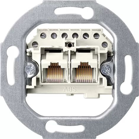 Merten UAE-Einsatz 2x8, weiß 465702 (1/2)
