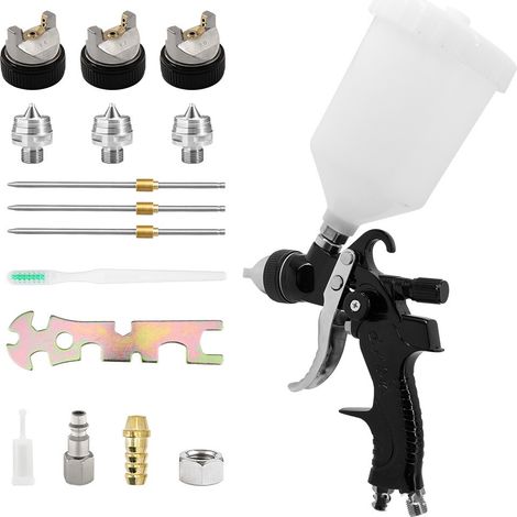 Mini Pistolet à Peinture 125ml avec 3 Buses pour Petites Surfaces Peinture Automatique de Meubles (1/5)