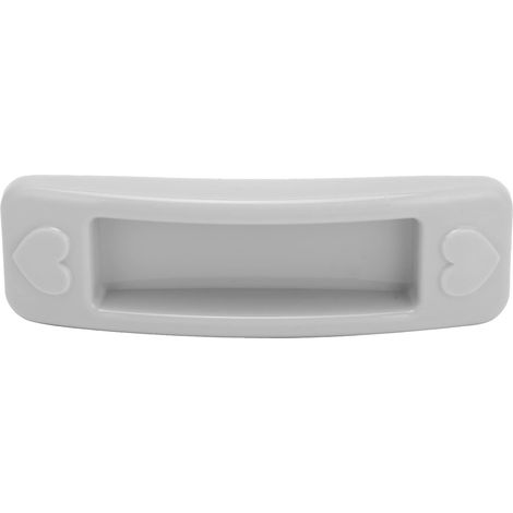 CCYKXAPoignée de porte coulissante en verre gris sans perçage, poignée en plastique pour tiroir, fenêtre, armoire, matériau ABS durable et résistant (1/5)