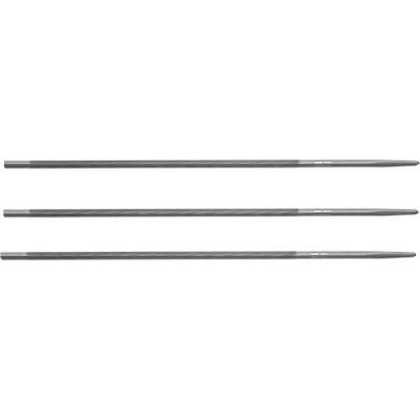 Lime ronde d'affûtage pour chaîne tronçonneuse 5.2 mm – Lot de 3 – Pour chaînes 3/8" – Affûtage précis et rapide – Vallorbe
