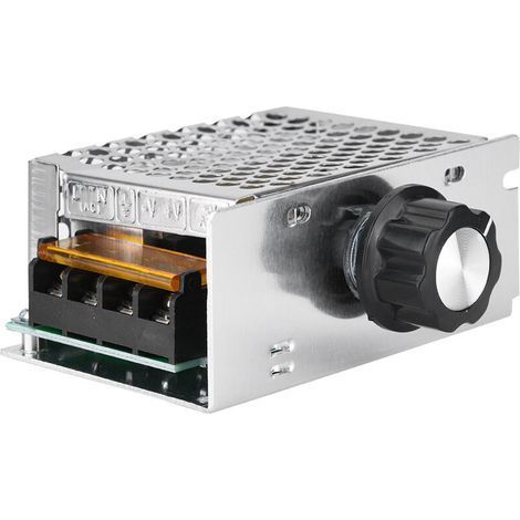 220V Motor Dimmer, 4000W AC Voltage Regulator, 220V Voltage Dimmer, Motor Speed Controller, Electric Motor Speed Controller (1/5)